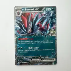 Pokemon TCG N's Zoroark ex Holo Double Rare 098/159 Journey Together EN NM - Image 1