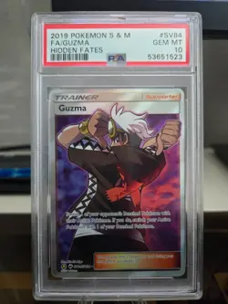 2019 Pokemon Hidden Fates Shiny Vault Guzma SV84/SV94 PSA 10 - Image 1