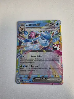 Glaceon EX 026/131 Play! Prize Pack Series 7 Stamped Pokemon TCG Card NM - Image 1