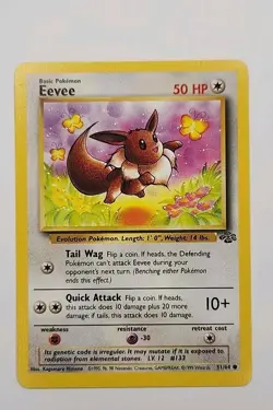 Eevee 51/64 Jungle Pokemon TCG - Image 3