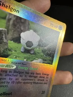 Pokemon Shelgon 41/97 EX Dragon Reverse Holo Uncommon E-reader Card LP - Image 3