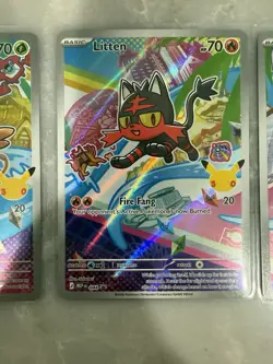 Pokemon 2026 First Partners Illustration Collection Promo Alola Starters - Image 3