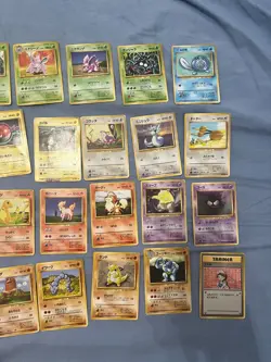 x30 NO DUPLICATES Base Set Japanese WOTC Pokemon Card Lot - Image 3