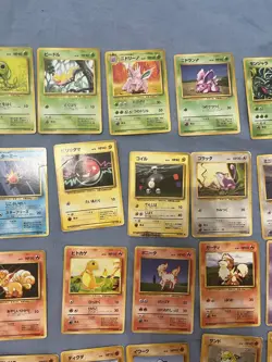 x30 NO DUPLICATES Base Set Japanese WOTC Pokemon Card Lot - Image 5