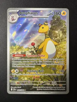 Ampharos 90/86 Illustration Rare Chaos Rising Pokemon TCG - NM - Image 1