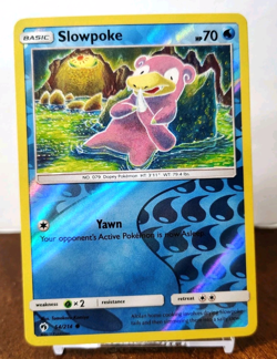 POKEMON SLOWPOKE 54/214 REVERSE HOLO LOST THUNDER LP-NM TOMOKAZU KOMIYA - Image 1