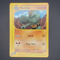 Pokemon Machoke Uncommon Expedition 2002 085/165 LP - Image 1