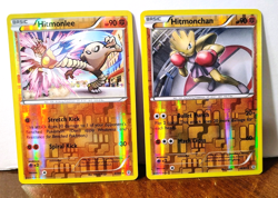 POKEMON HITMONLEE 47/83 & HITMONCHAN 48/83 REVERSE HOLOS GENERATIONS - Image 1