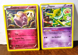 POKEMON HYPNO 51/122 & CLEFAIRY 81/122 REGULAR FINISH BREAKPOINT TOMOKAZU KOMIYA - Image 1
