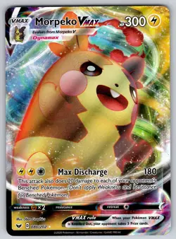 Morpeko VMAX 080/202 Sword & Shield NM Pokemon VMAX Rare - Image 1
