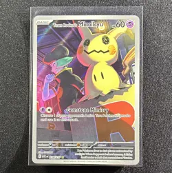 Team Rocket’s Mimikyu 238/217 Illustration Rare Ascended Heroes Pokemon TCG NM - Image 1