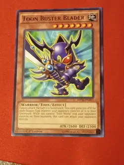 YUGIOH Toon Buster Blader MP16-EN205 BOSH-EN038 1ST EDITION NM ! Free Shipping - Image 1