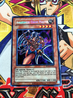 Amazoness Chain Master rp01-en097 *INK MISPRINT* (NEW) Secret Rare Yu-Gi-Oh! - Image 1