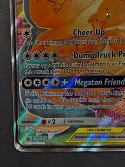 Eevee & Snorlax GX Tag Team Holo Full Art Promo Card Sun & Moon SM169 - Image 5
