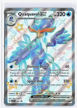 Quaquaval ex - 084 SV: Scarlet & Violet Promo Cards NM Holo English Pokemon TCG - Image 1