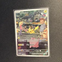 2023 Pokemon TCG Mew 151 Pikachu Full Art Secret Illustration Rare Card 173/165 - Image 1