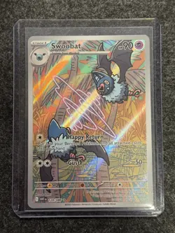 Pokemon Swoobat Illustration Rare Card 120/086 Sv: White Flare NM - Image 1