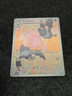 Pokemon Swoobat Illustration Rare Card 120/086 Sv: White Flare NM - Image 4