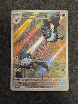 Pokemon Swoobat Illustration Rare Card 120/086 Sv: White Flare NM - Image 5