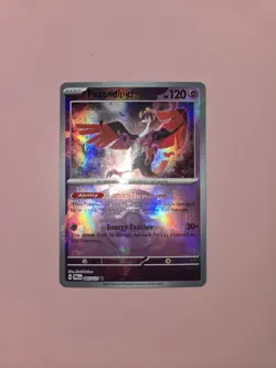 Pokemon Card Fezandipity 045/131 Prismatic Evolutions Pokeball Reverse Holo NM - Image 1