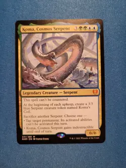 Koma, Cosmos Serpent Kaldheim NM Magic MTG - Image 1