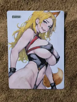 mtg altered art hand painted anime - Image 1