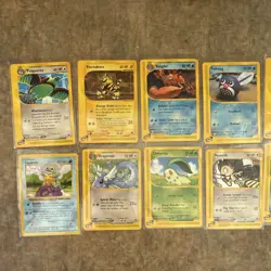 Pokemon TCG Expedition Base Set e-Reader 14-Card Lot Pidgeotto Squirtle + - Image 1