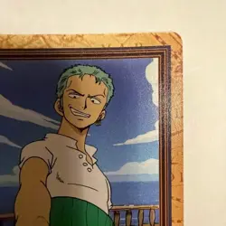 One Piece Trading Card Game Zoro C06 Carddass Hyper Battle TCG 1999 Bandai Japan - Image 3