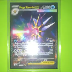 Pokemon Mega Starmie EX 114/088 Holo Rare Card 330 HP Jetting Flow 120 210 - Image 1