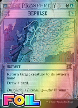 x1 Repulse OTP Breaking News MTG 13 FOIL UNCOMMON M/NM 1x - Image 1