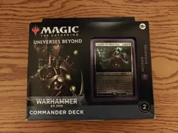 Magic the Gathering MTG Warhammer 40,000 Necron Dynasties, Commander Unopened - Image 1