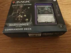 Magic the Gathering MTG Warhammer 40,000 Necron Dynasties, Commander Unopened - Image 3
