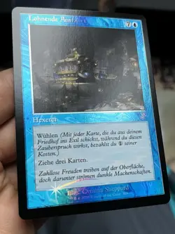 GERMAN Foil Treasure Cruise • Time Spiral Remastered • Pack Fresh • Mtg (1997) - Image 2