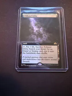 MTG Polluted Delta (Extended Art) Modern Horizons 3 Regular - Image 1