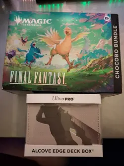 Magic the Gathering Final Fantasy Chocobo Bundle + Deck Box - Image 1