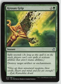 Krosan Grip Lightly Played 214 Time Spiral: Remastered Magic: The Gathering - Image 1