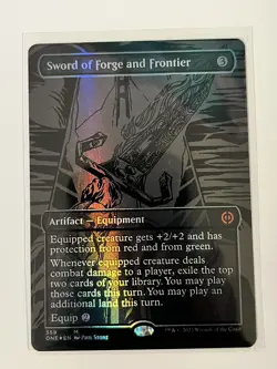Sword of Forge and Frontier Foil Oil Slick-Phyrexia: All Will Be One 🔥MINT🔥 - Image 1