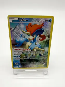 Pokemon TCG Keldeo XY118 Black Star Promo Full Art Near Mint Holo - Image 1