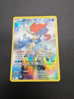 Pokemon TCG Keldeo XY118 Black Star Promo Full Art Near Mint Holo - Image 3
