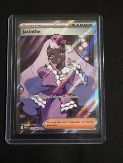 Pokemon TCG Jacinthe Trainer Card Full Art Ultra Rare 110/088 - Image 1