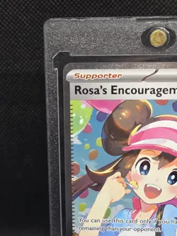 Rosa’s Encouragement 123/088 Pokemon Full Art SAR Perfect Order fresh NM - Image 2