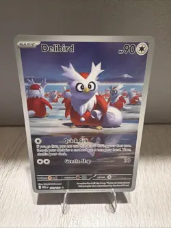 Delibird 152/132 Mega Evolution Illustration Rare Pokemon TCG - Image 1
