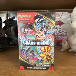 Pokemon Chaos Rising Booster Bundle Sealed 6 Booster Packs Mega Evolution TCG - Image 1