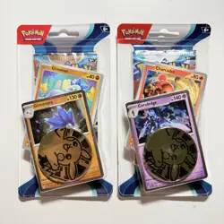 Pokemon TCG Paradox Rift Checklane Blister Pack Glimmora & Ceruledge Set of 2 - Image 1