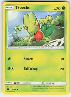 Treecko 8/168 Common Celestial Storm Pokemon Near Mint - Image 1