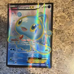 The Pokemon Company Manaphy EX Full Art Ultra Rare Holo Breakpoint 116/122 - Image 1