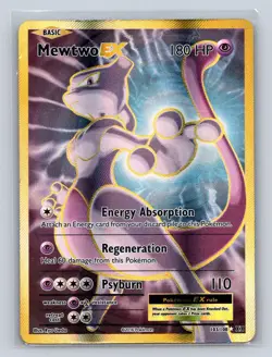 Mewtwo EX 103/108 Ultra Rare Evolutions Pokemon LP - Image 1