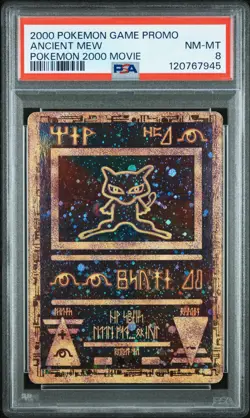 2000 POKEMON GAME MOVIE POKEMON 2000 MOVIE ANCIENT MEW PSA 8 - Image 1