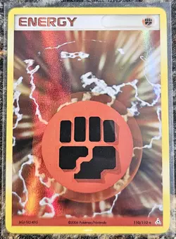 Pokemon 2006 Holon Phantoms Fighting Energy 110 Holo NM - Image 1