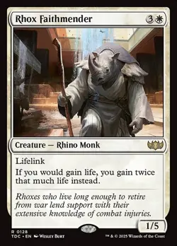 MTG - 4 x Rhox Faithmender - Tarkir: Dragonstorm - Playset 4x x4 - Image 2